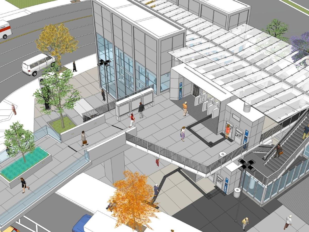 Construction Begins for Pedestrian Bridge at Regional